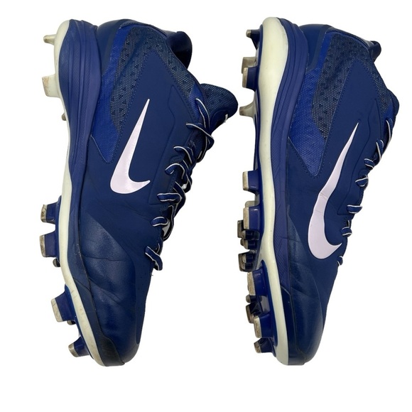 Nike Air Huarache Pro Low Baseball Cleats Blue Men's Size 13 - Picture 5 of 9